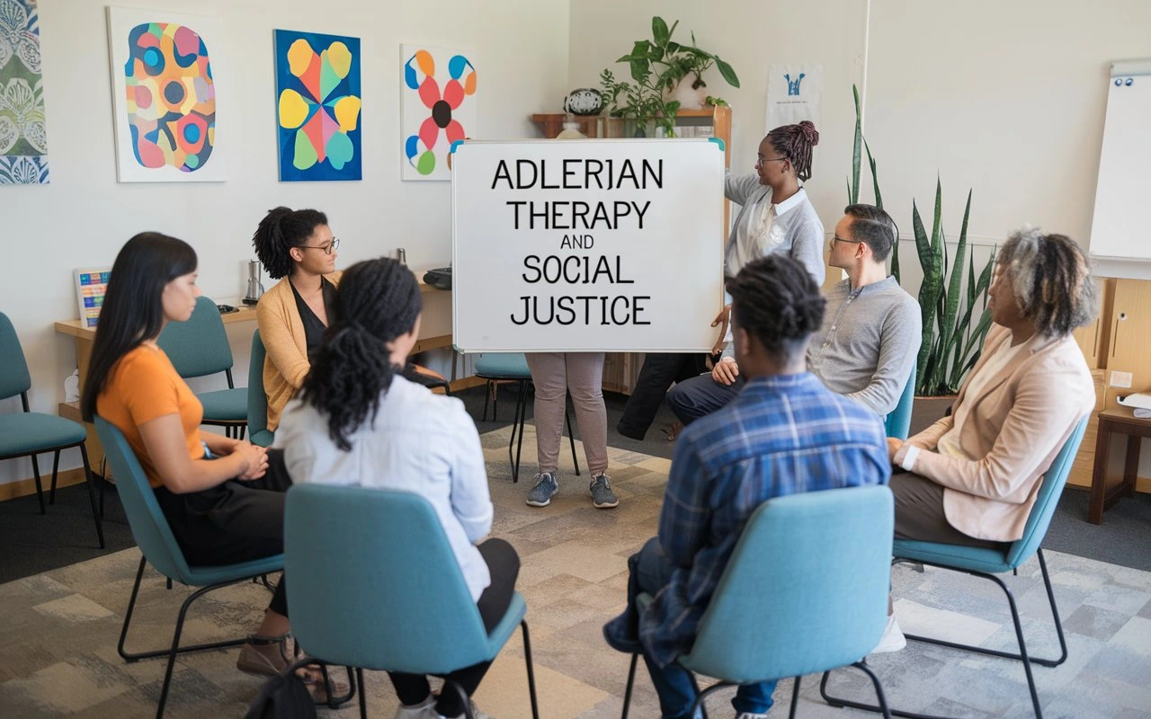 adlerian therapy social justice